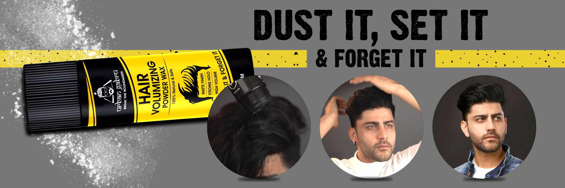 3 Simple Ways To Use Hair Powder For Men UrbanGabru A GlobalBees Brand