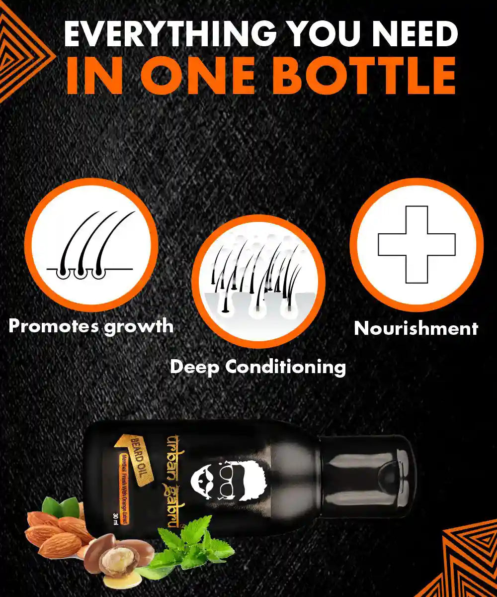 Urbangabru Beard Oil Everything in One Bottle - Urbangabru Urbangabru Beard Oil Everything in One Bottle - Urbangabru