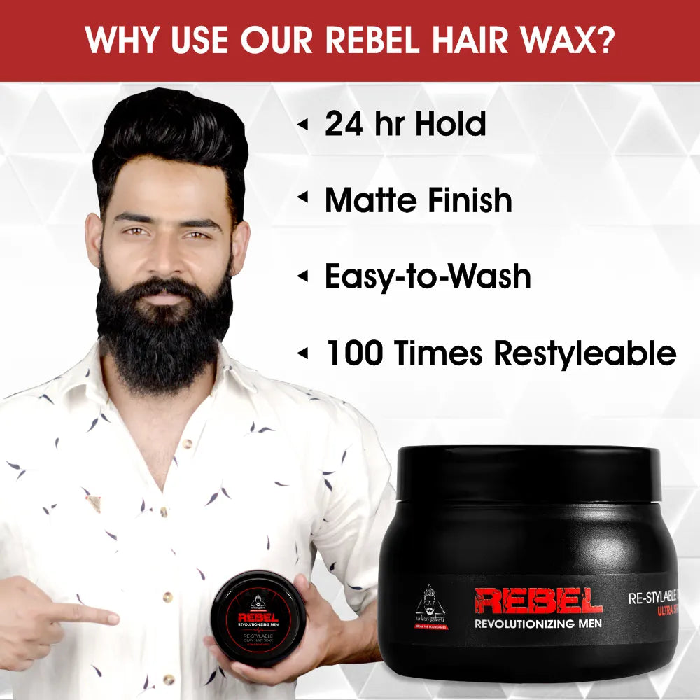 Urbangabru Rebel clay Hair Wax - UrbanGabru Urbangabru Rebel clay Hair Wax - UrbanGabru