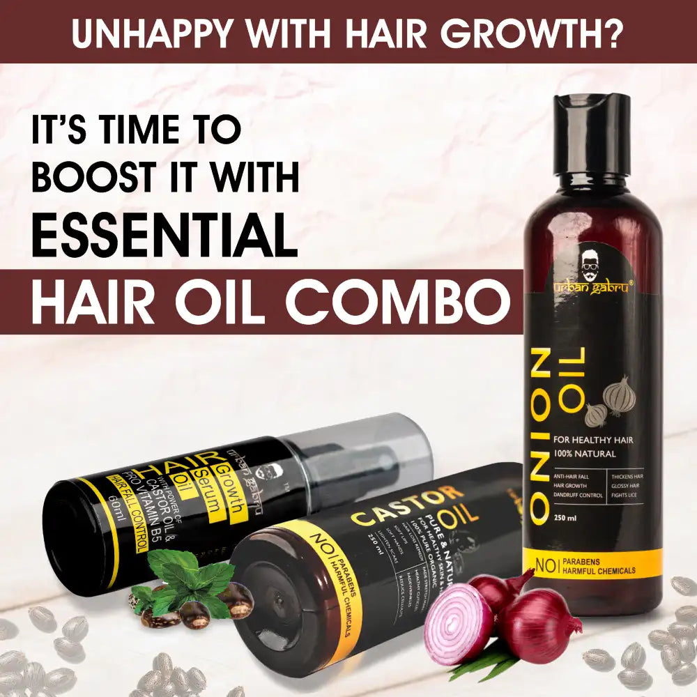 URBANGABRU ESSENTIAL HAIR CARE COMBO - UrbanGabru URBANGABRU ESSENTIAL HAIR CARE COMBO - UrbanGabru