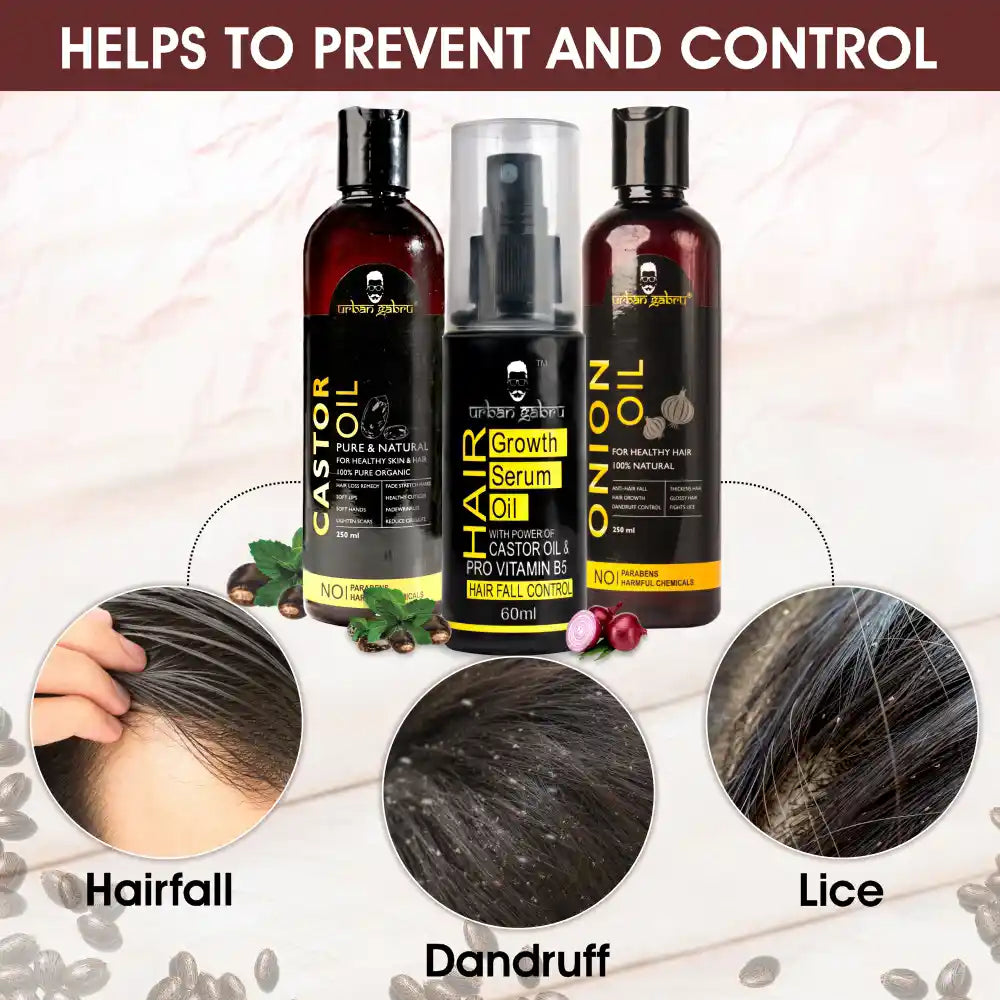 URBANGABRU ESSENTIAL HAIR CARE COMBO - UrbanGabru URBANGABRU ESSENTIAL HAIR CARE COMBO - UrbanGabru