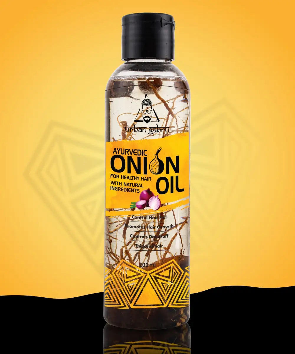 Ayurvedic Onion Oil Hair Oil - UrbanGabru Ayurvedic Onion Oil Hair Oil - UrbanGabru