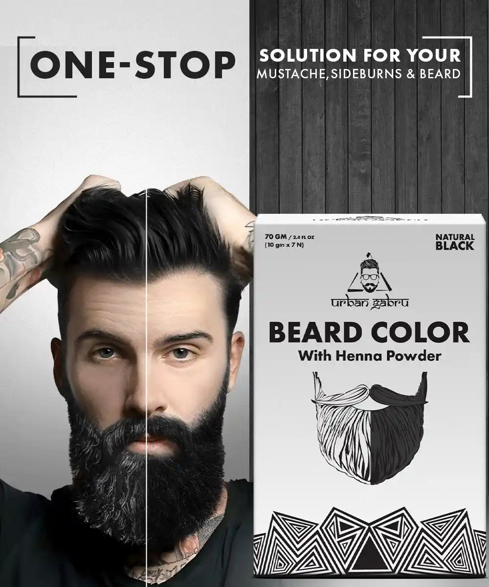 Urbangabru Beard Color one stop solution - Urbangabru Urbangabru Beard Color one stop solution - Urbangabru