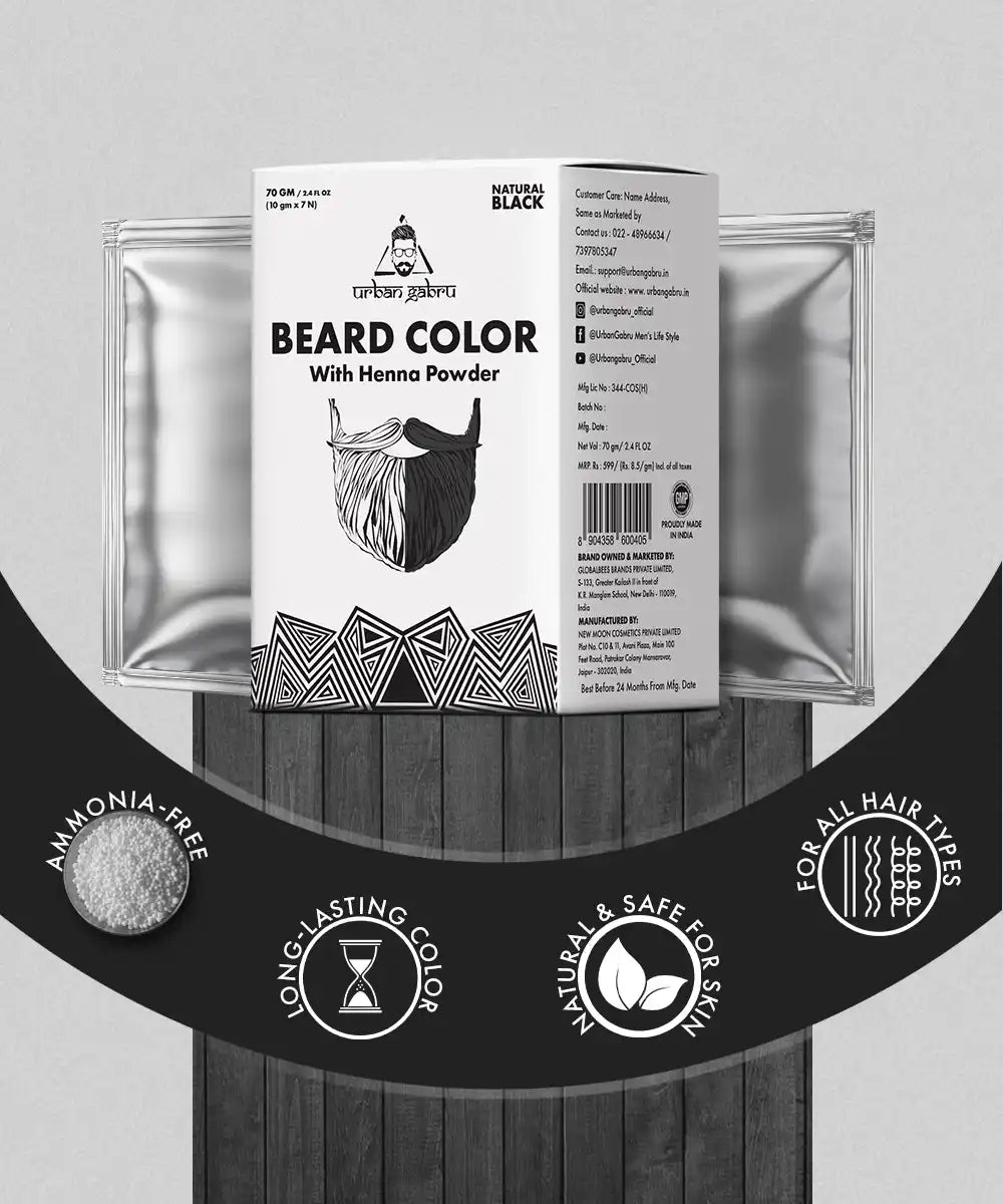 Urbangabru Beard Color ingredients - Urbangabru