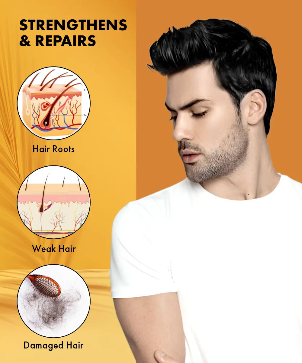 Urbangabru Hair Growth Serum Oil strengthens and repairs - Urbangabru