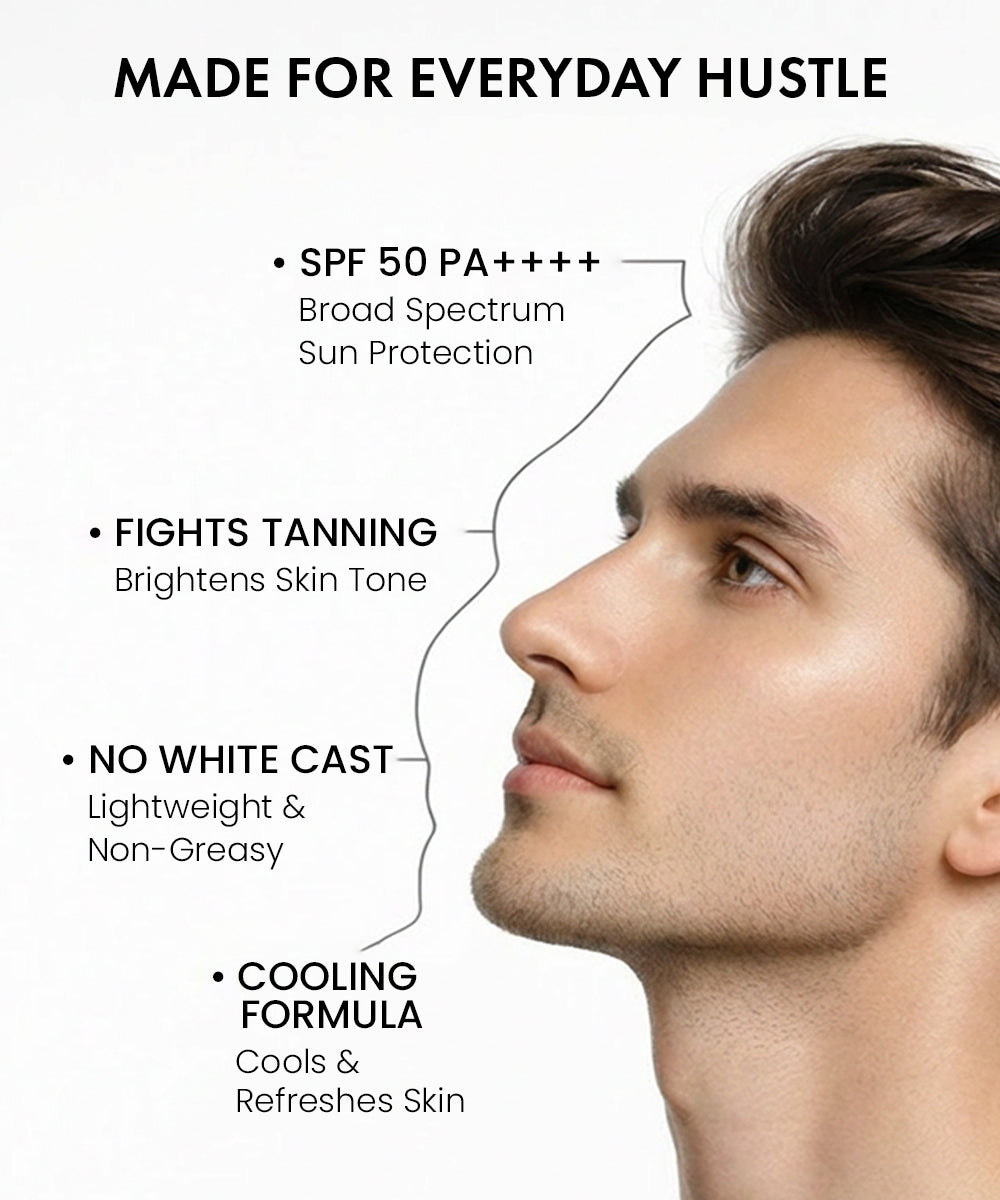 Best SPF 50 Sunscreen for Men in India | Detan & Non-Greasy ...