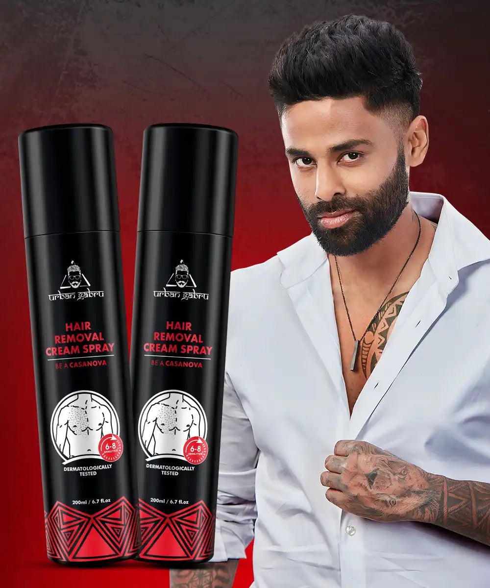UrbanGabru Hair Removal Cream Spray Casanova 200ml pack of 2