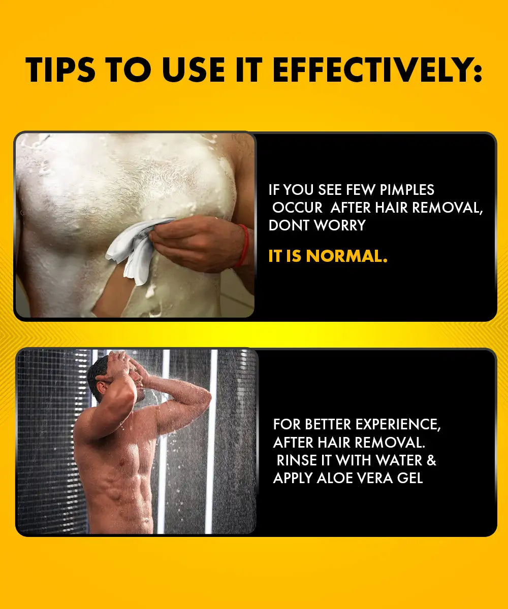 Urbangabru Hair Removal Cream Spray 130ml tips to use effectively  - Urbangabru