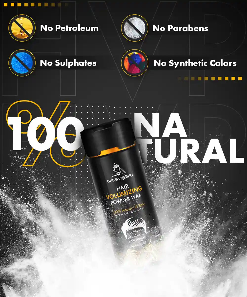 Urbangabru Hair Volumizing Powder Wax 10 gm 100% natural - Urbangabru