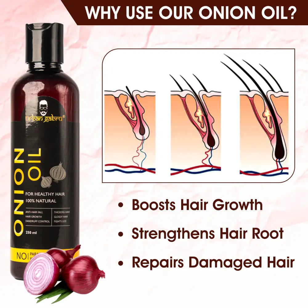 Urbangabru Onion Oil – UrbanGabru | A GlobalBees Brand