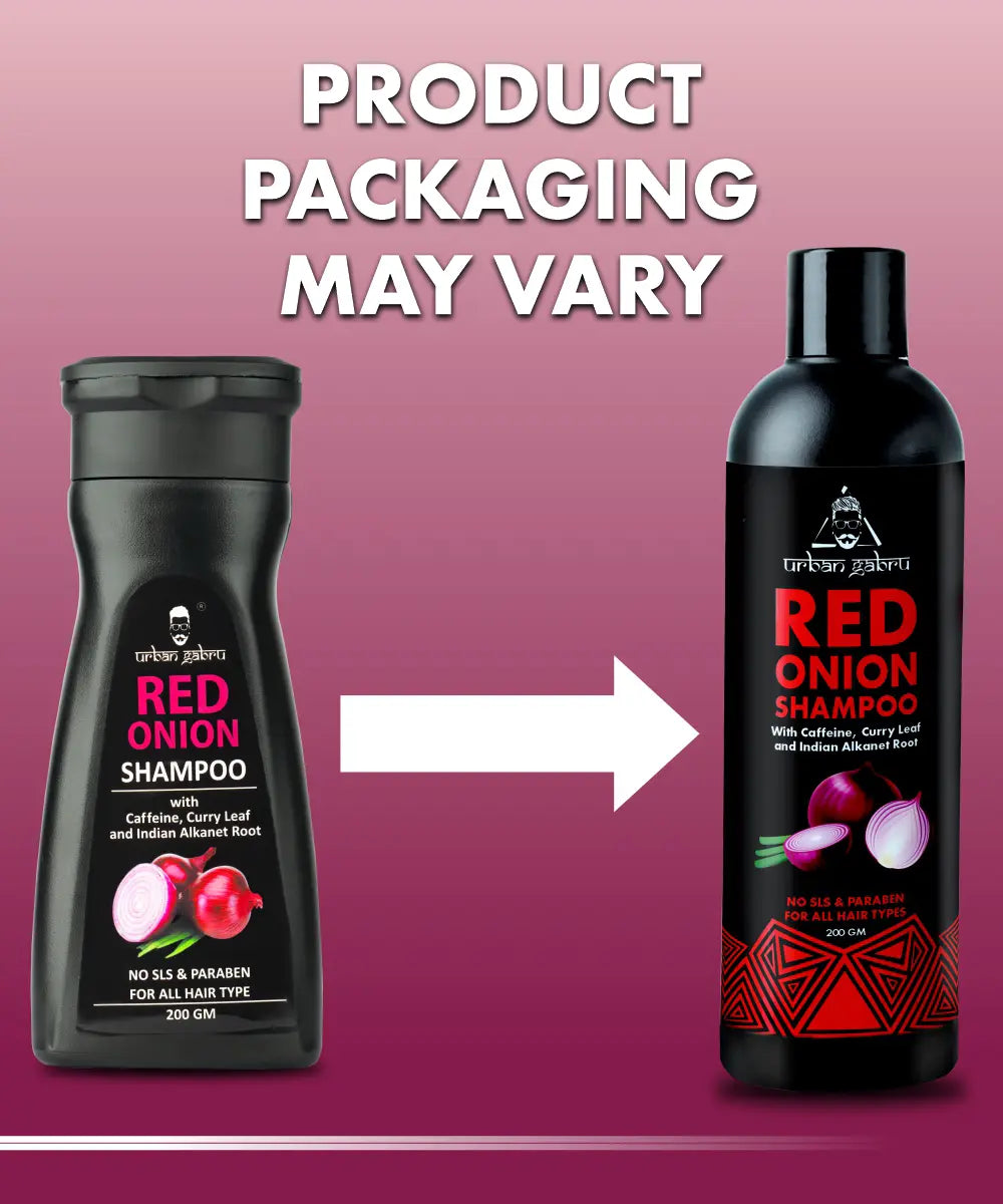 Urbangabru Onion Shampoo packaging may vary  - UrbanGabru