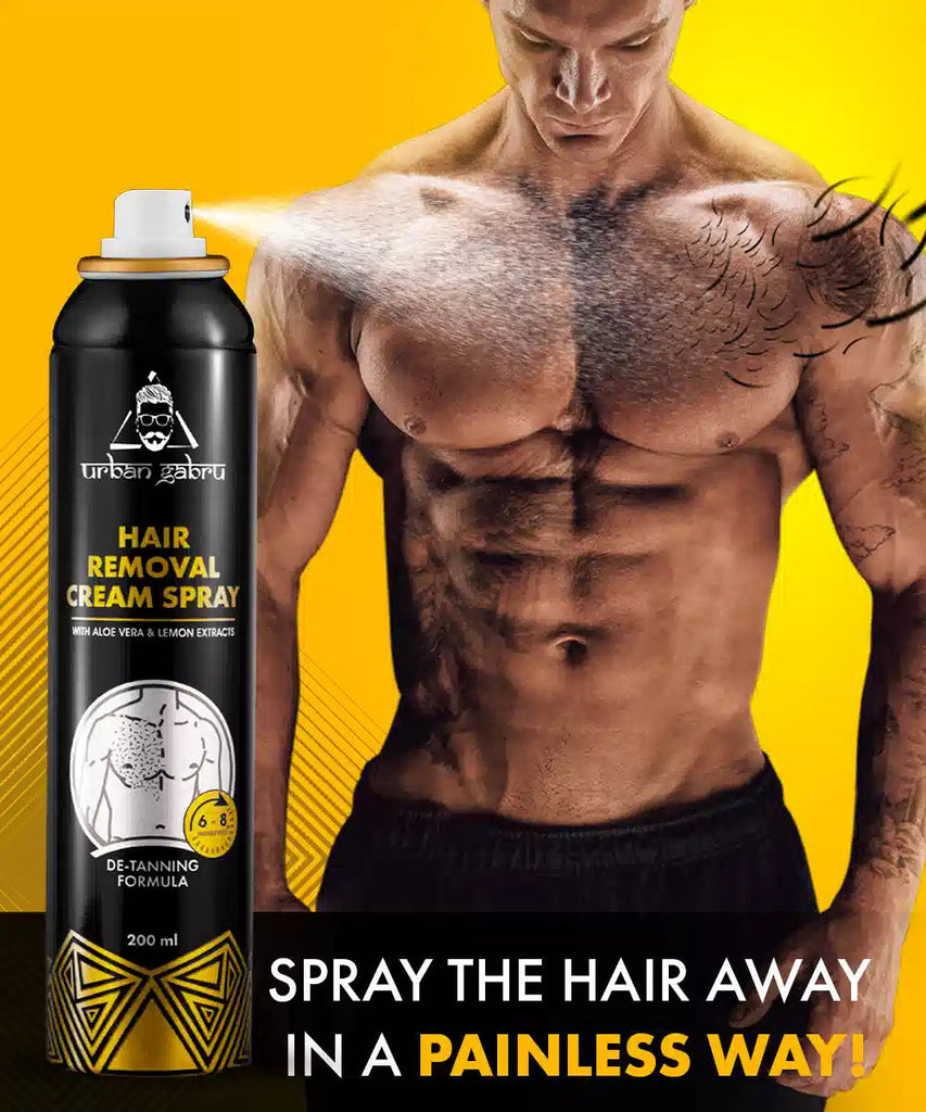 Urbangabru Hair Removal Cream Spray painless way  - Urbangabru