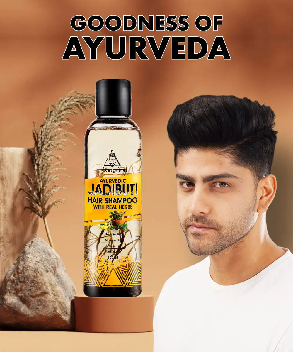 Urbangabru Jadibuti Hair Shampoo goodness of ayurveda - Urbangabru